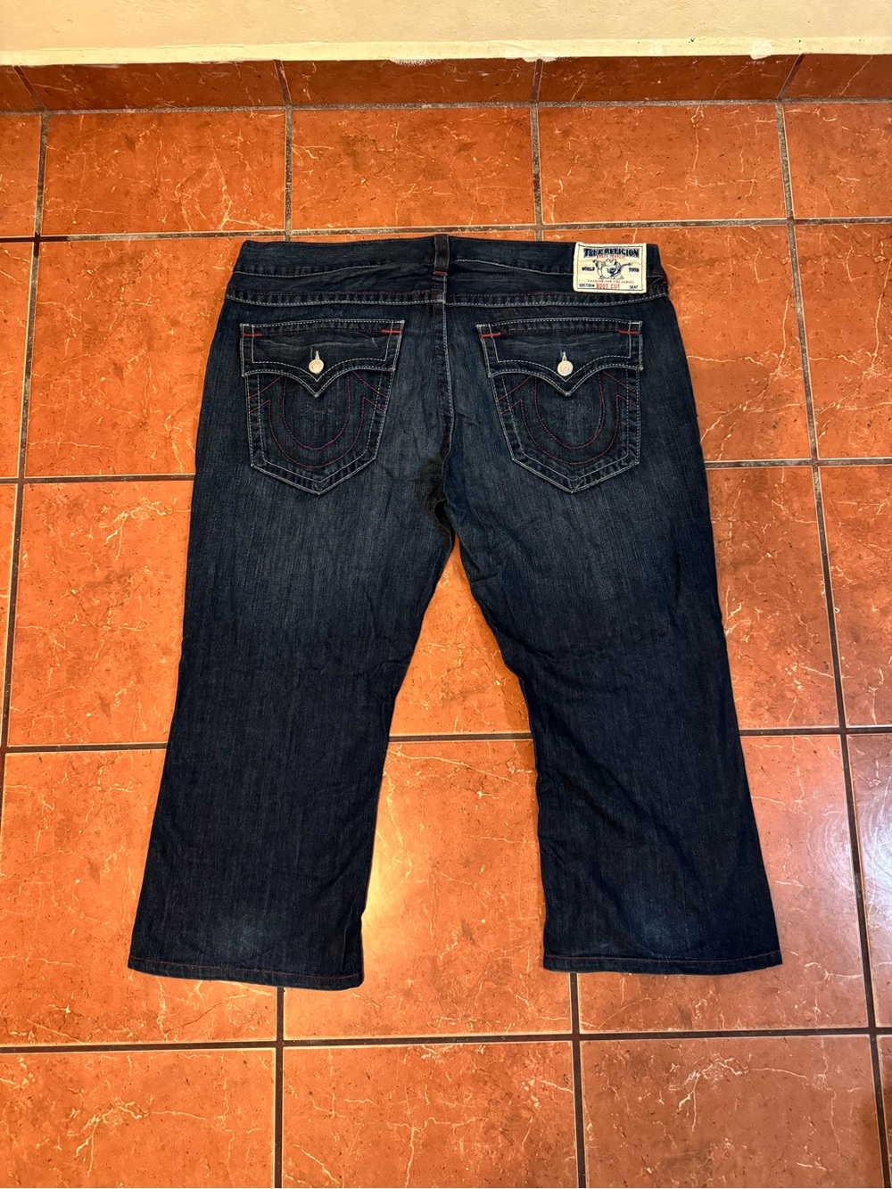 True Religion Men’s Dark Indigo Bootcut Jeans